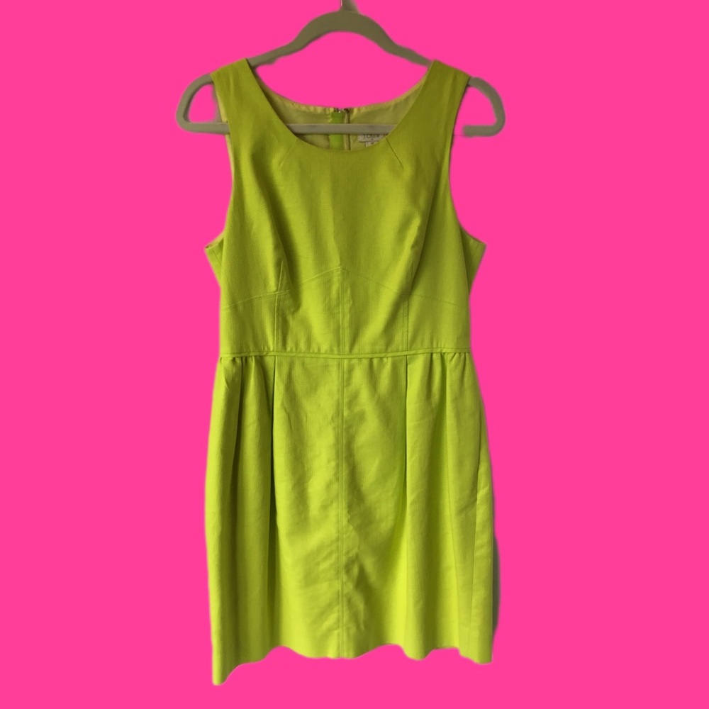 JCREW LEMON DRESS SIZE M IN PERFECT CONDITION 🎉🎉🎉